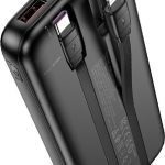 lamtech ultra thin powerbank with type c & lightning 10000mah 22.5w black