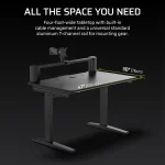 corsair gaming desk platform:4 (black, elevate) (cf 9500055 ww)