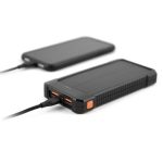 gembird solar powerbank 10000mah black
