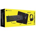 corsair 4 in 1 gaming bundle (hs35v2 7.1, k55 core, harpoon pro, mm100) (