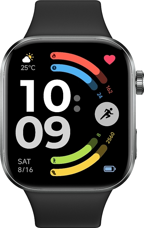 xiaomi redmi watch 5 black (bhr9389gl) (copy)