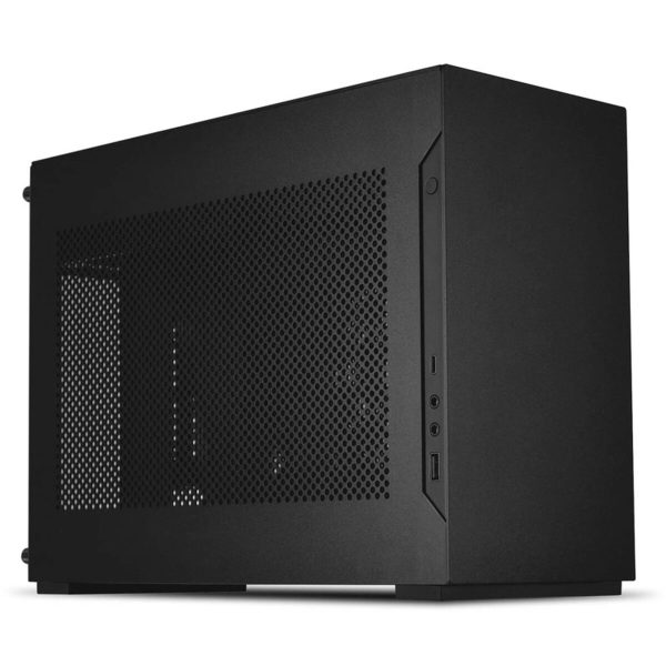 lian li a4 h2o pcie 5 black mini itx pc gaming case gpu clearance 322 mm aluminum sfx psu