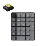 keychron k0 max (k0m h4) qmk wireless custom num pad mechanical low profile brown switch rgb hot swa