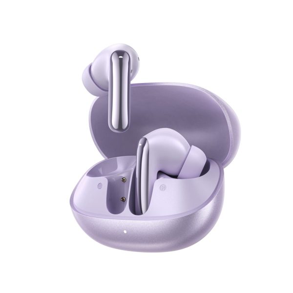qcy melobuds n20 purple tws bt 6.0 anc earbuds 10h/40h ipx4 ios android