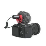 boya by mm1 ai on camera shotgun mic with ai noise cancellation, app, eq, 3,5mm/usb c