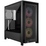 corsair case 4000d frame argb (mid tower, tg, black) (cc 9011296 ww)