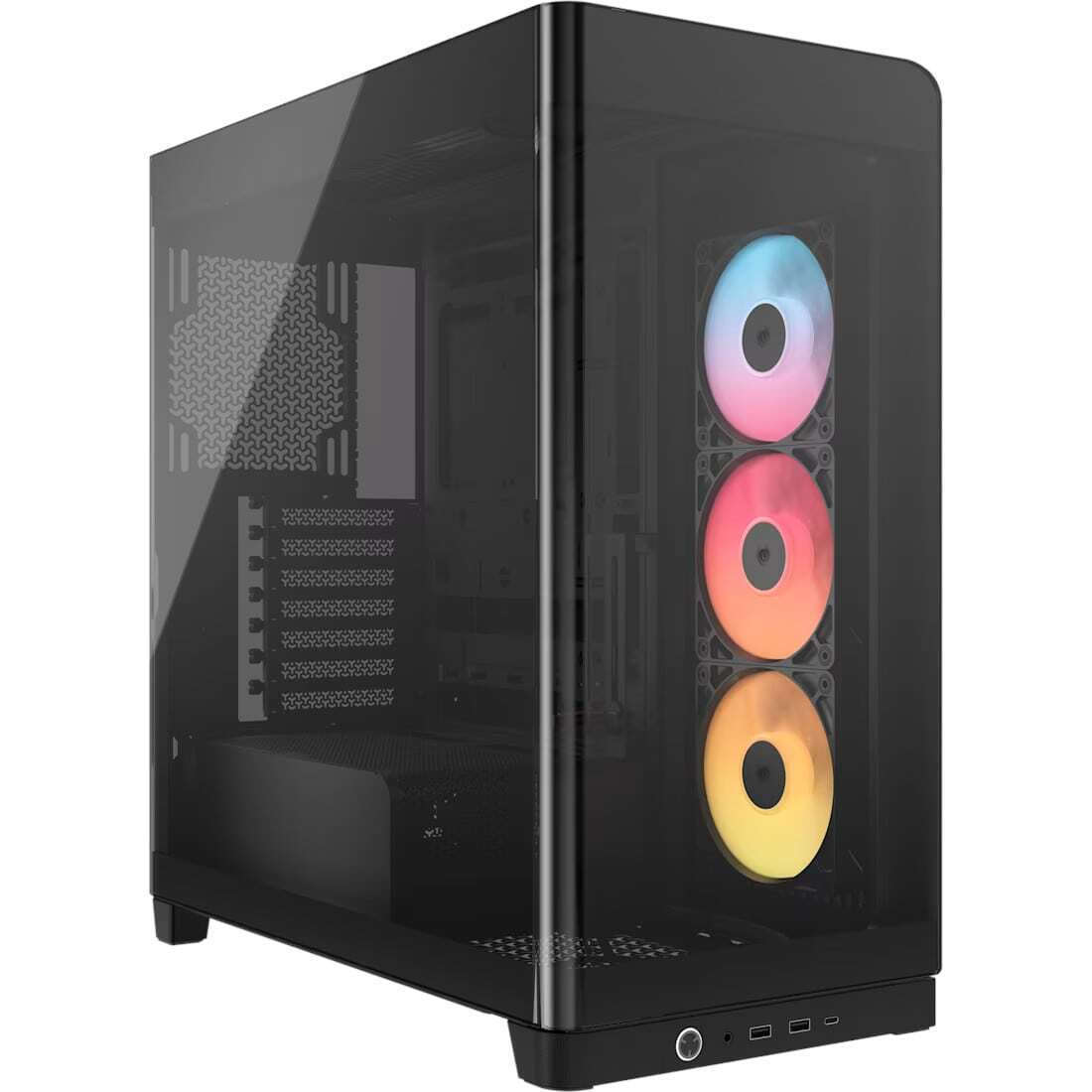 corsair case 4500x frame argb (mid tower, tg, black) (