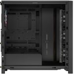 corsair case 4000d frame lcd argb (mid tower, tg, black) (cc 9011326 ww)