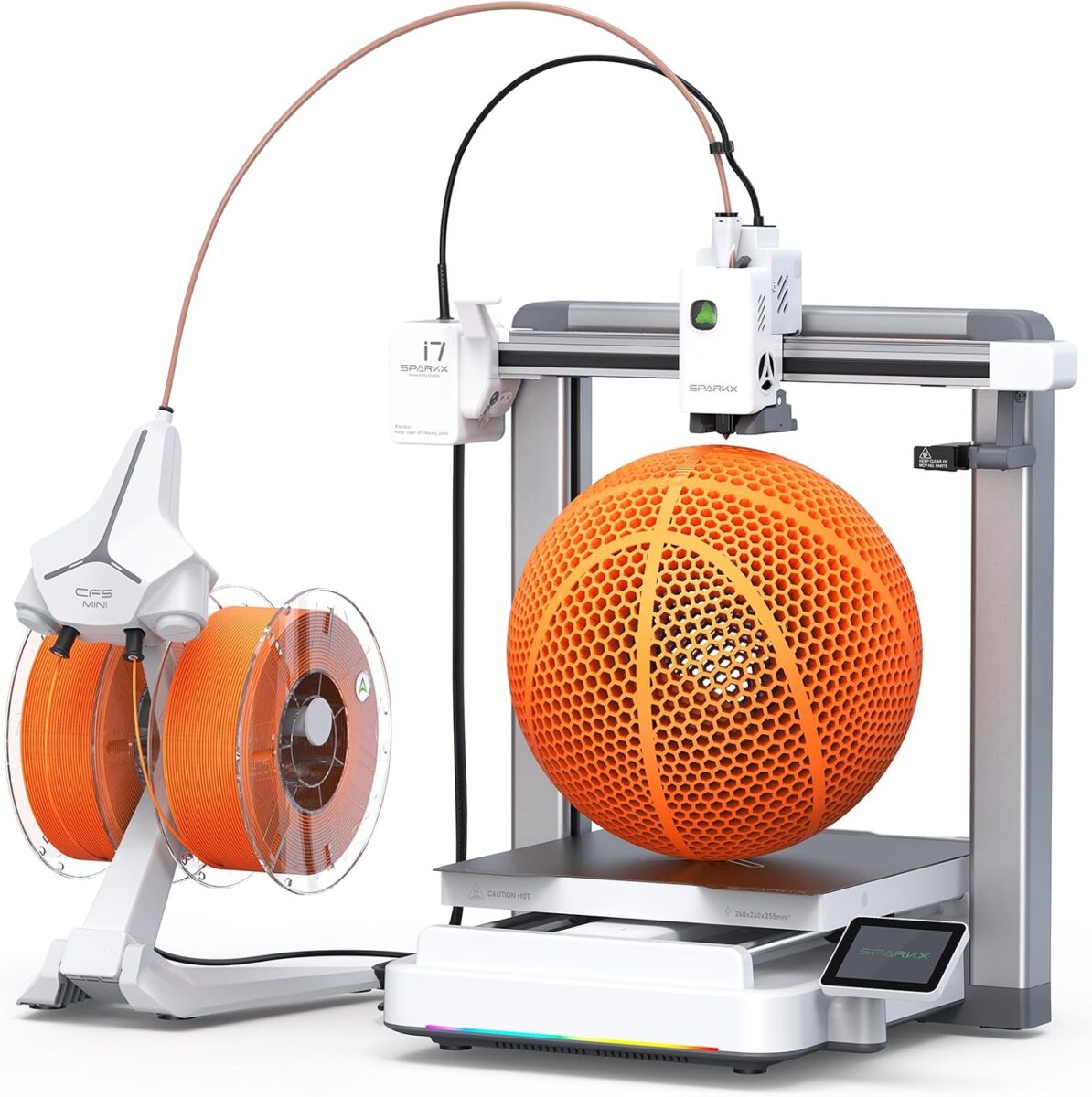 creality k2 se fdm semi enclosed 3d printer 500mm/s 220x215x245mm