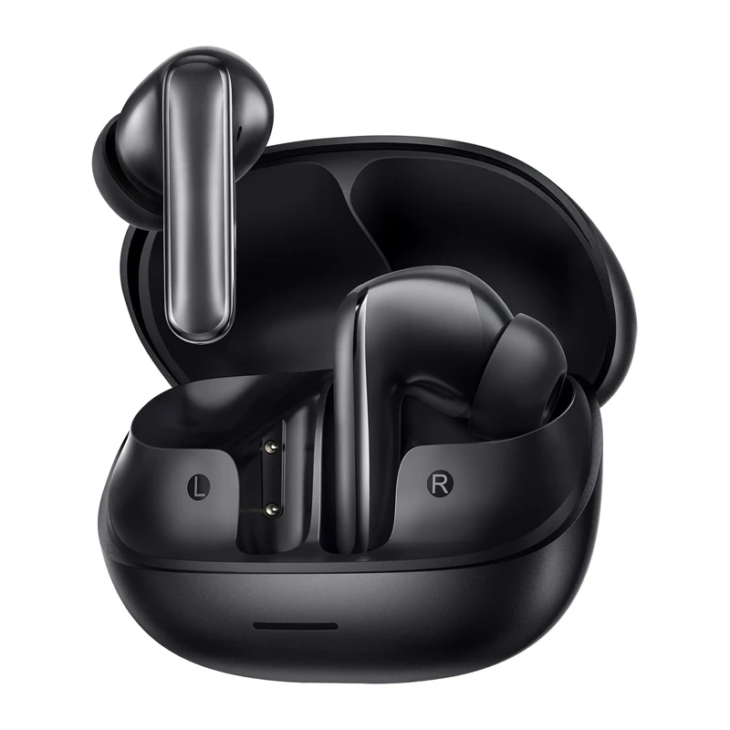 qcy melobuds n65 black adaptive a.i. anc 60db gesture control ipx5 8mic calls