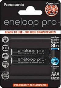 panasonic eneloop pro rechargeable battery (aaa) ni mh 930mah 1.2v 2τμχ (9719105)