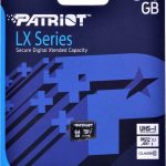 patriot lx series 64 gb microsdxc black uhs i u1 class 10 (psf64gmdc10)