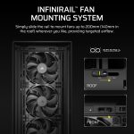 corsair case 5000d frame (mid tower, tg, black) (cc 9011307 ww)