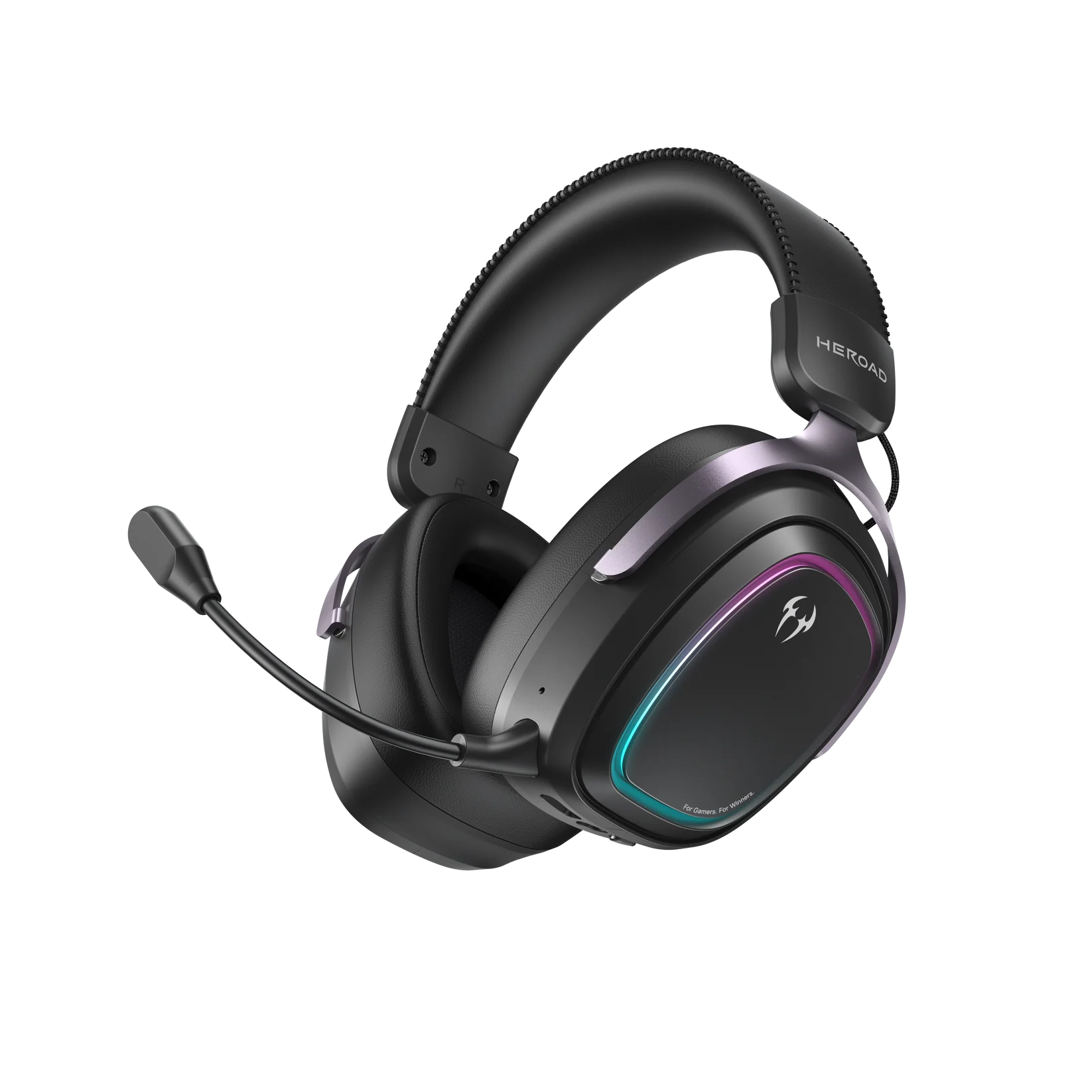 qcy heroad gt2 white wired/wireless/bt/3.5jack/usb c thx gaming headset ps4/ps5/pc