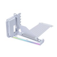 lian li vertical gpu kit v4 white atx multi directional 4 slots gen 5 riser cable pci e 5.0
